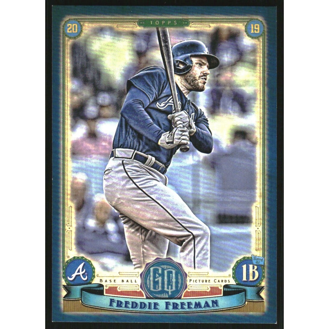 2019 Topps Gypsy Queen Indigo #53 Freddie Freeman. rookie card picture