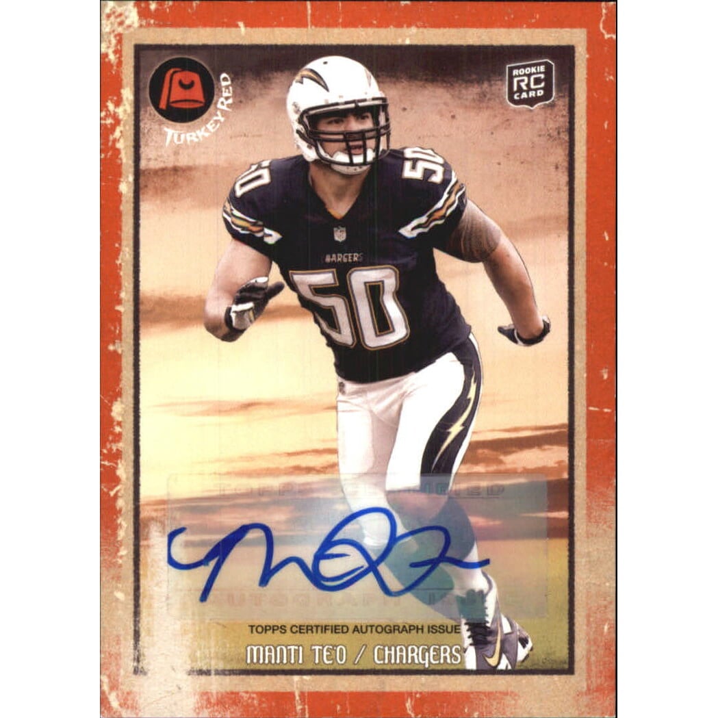 2013 Topps Turkey Red Autographs #40 Manti Te'o