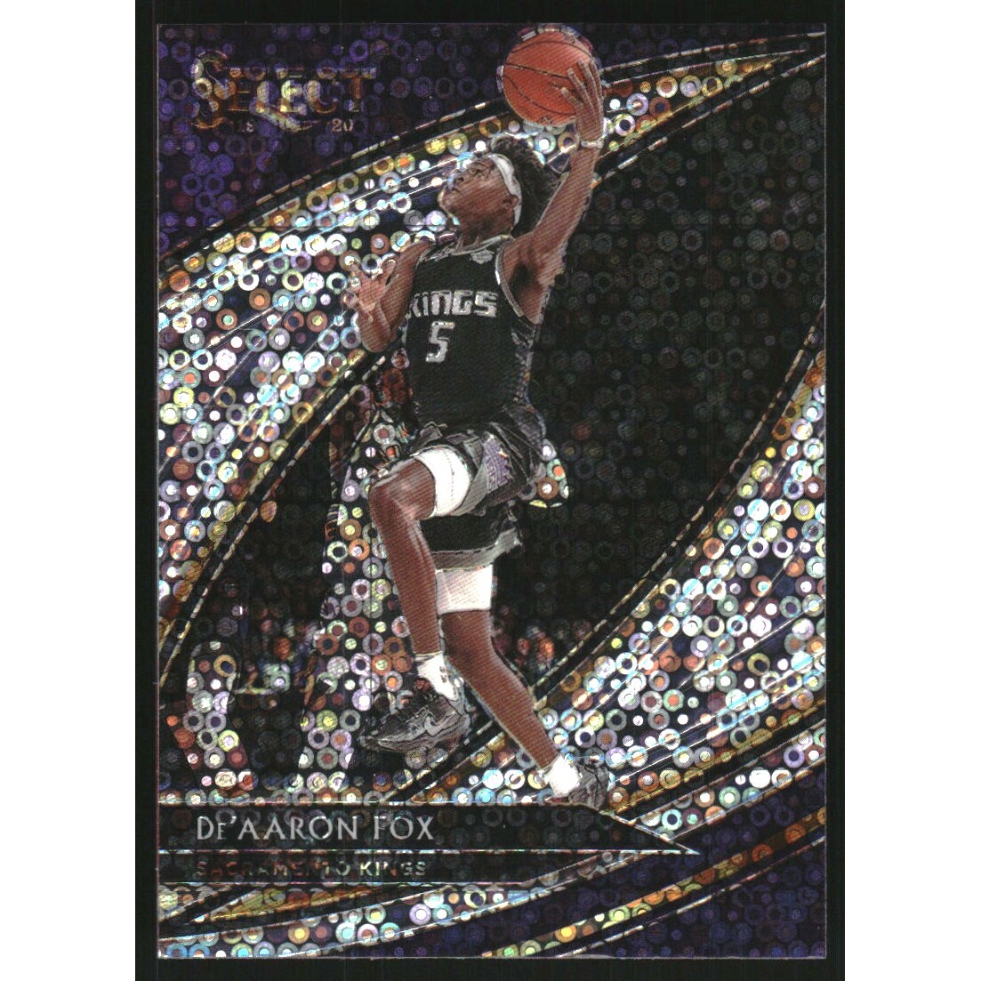 2019-20 Select Prizms Disco #214 De’Aaron Fox