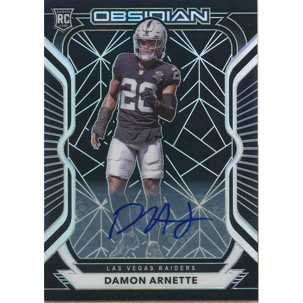 2020 Panini Obsidian Rookie Autographs #168 Damon Arnette/150 2020 Panini Obsidian Rookie Autographs #168 Damon Arnette/150