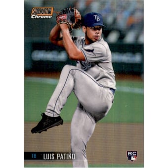 2021 Stadium Club Chrome Insert Orange Refractors #151 Luis Patino