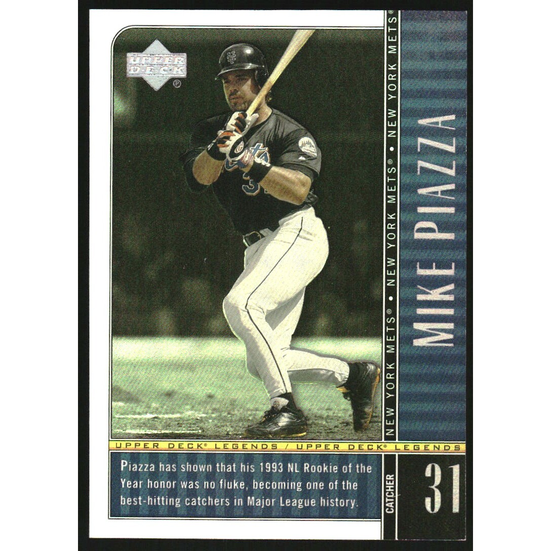 2000 Upper Deck Legends Commemorative Collection #47 Mike Piazza 2000 Upper Deck Legends Commemorative Collection #47 Mike Piazza