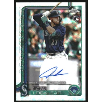 2025 Topps Chrome Logofractor Rookie Autographs #RATL Tyler Locklear