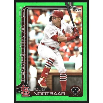 2025 Topps Green Rainbow Foil #203 Lars Nootbaar