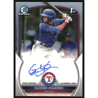 2023 Bowman Chrome Prospect Autographs Refractors #CPAGF Gleider Figuereo