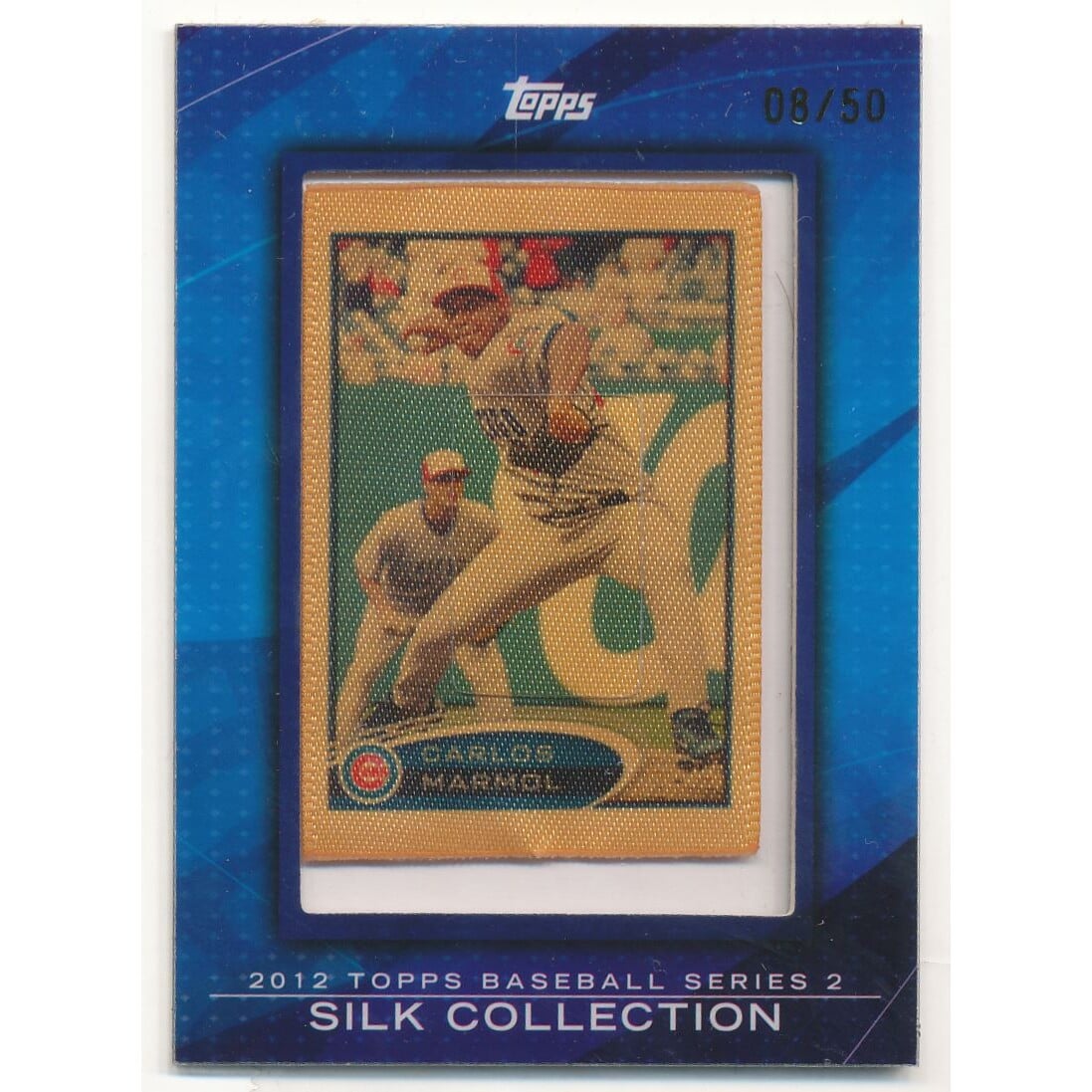 2012 Topps Silk Collection #SC182 Carlos Marmol. rookie card picture