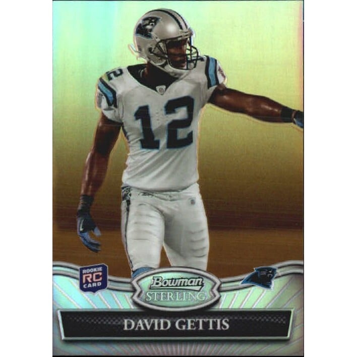 2010 Bowman Sterling Gold Refractors #45 David Gettis. rookie card picture
