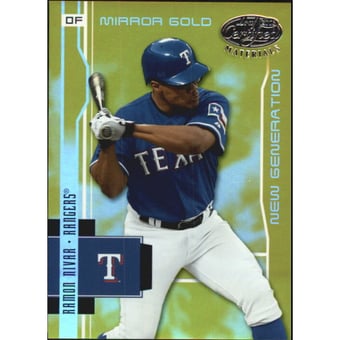 2003 Leaf Certified Materials Mirror Gold #254 Ramon Nivar NG