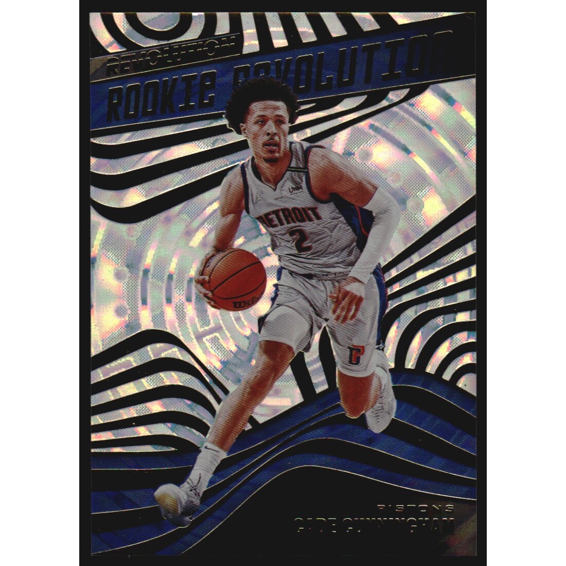 2021-22 Panini Revolution Rookie Revolution Fractal #9 Cade Cunningham
