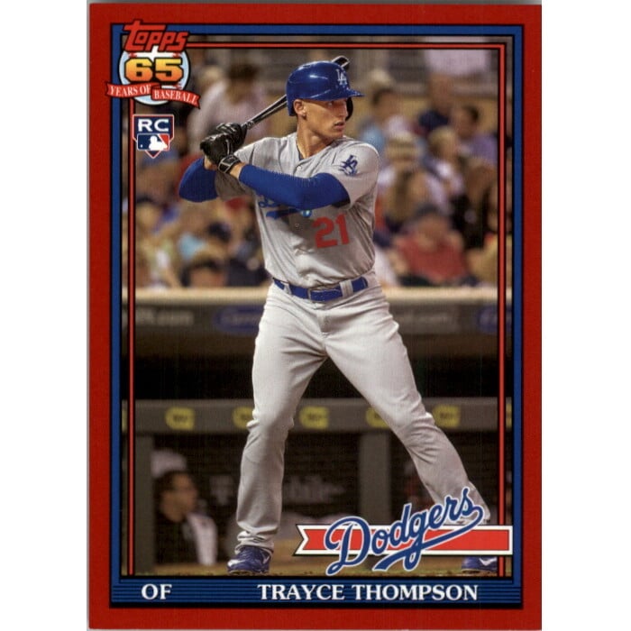 2016 Topps Archives Red #252 Trayce Thompson. rookie card picture