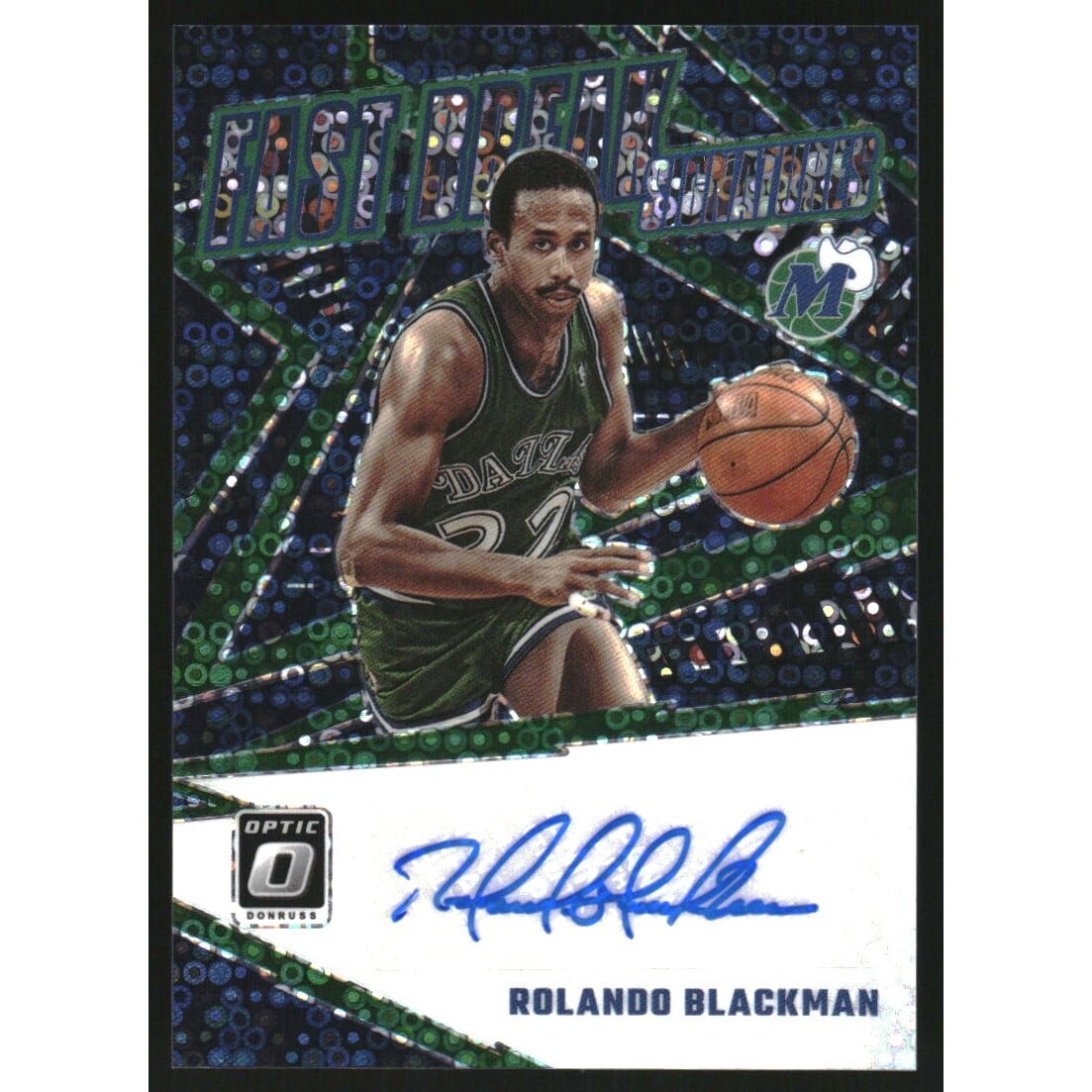 2023-24 Donruss Optic Fast Break Signatures #52 Rolando Blackman. rookie card picture