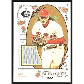 2024 Topps Allen and Ginter Relics #AGRABO Alec Bohm B