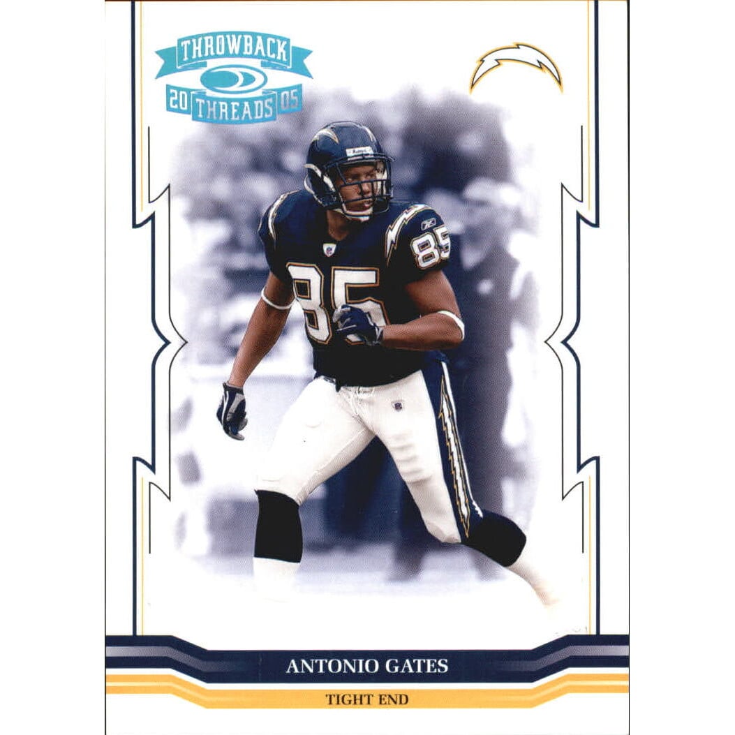 2005 Throwback Threads Platinum Holofoil #121 Antonio Gates