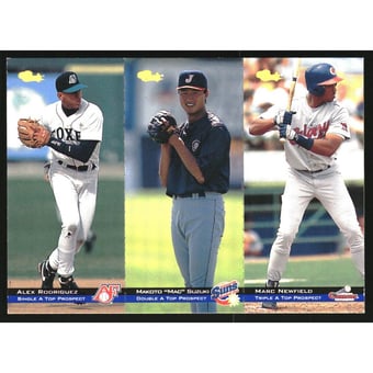 1994 Classic Tri-Cards #T73 A.Rodriguez/M.Suz/Newf