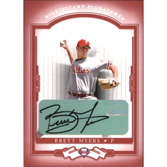2004 Donruss Classics Significant Signatures Red #145 Brett Myers/100