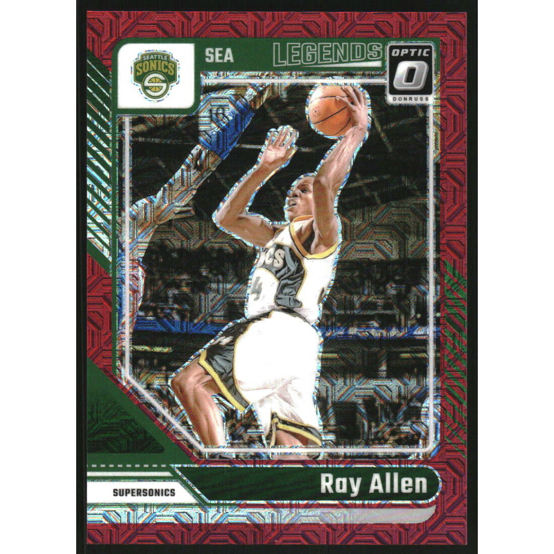 2024-25 Donruss Optic Choice Red #240 Ray Allen LGD 2024-25 Donruss Optic Choice Red #240 Ray Allen LGD