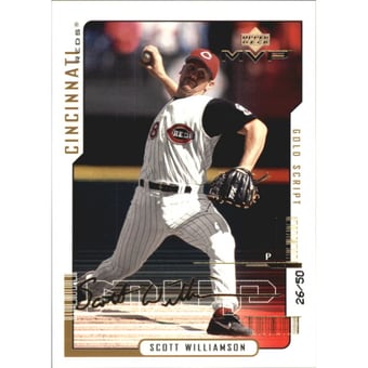 2000 Upper Deck MVP Gold Script #159 Scott Williamson