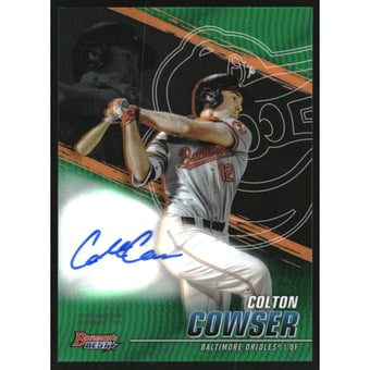 2021 Bowman's Best Best of '21 Autographs Green Refractors #B21CCO Colton Cowser