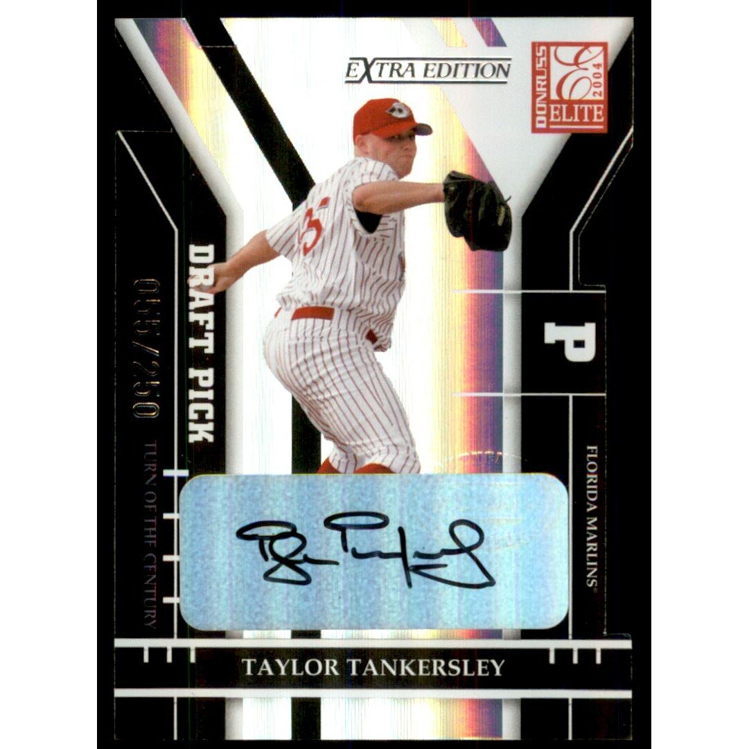 2004 Donruss Elite Extra Edition Signature Turn of the Century #307 Taylor Tankersley DP/250. rookie card picture