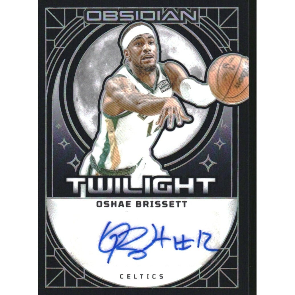 2023-24 Panini Obsidian Twilight Signatures #14 Oshae Brissett/149. rookie card picture