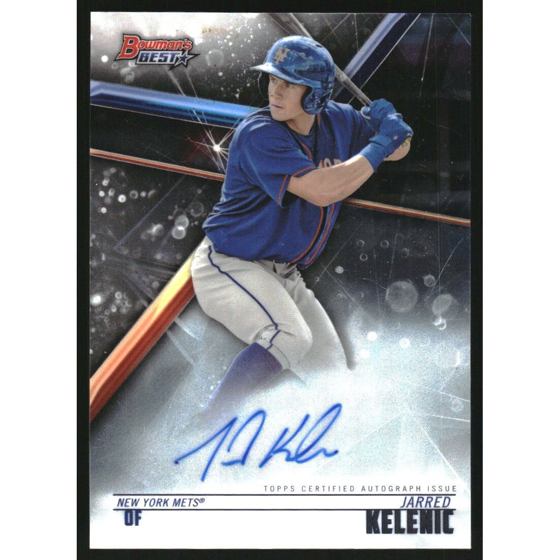 2018 Bowman’s Best Best of ’18 Autographs #B18JKE Jarred Kelenic