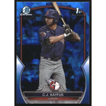 2023 Bowman Chrome Draft Sapphire #BDC101 C.J. Kayfus