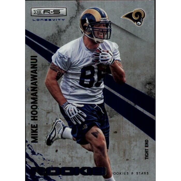 2010 Rookies and Stars Longevity Sapphire #221 Mike Hoomanawanui