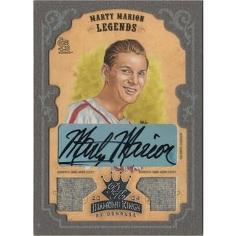 2004 Diamond Kings DK Combos Framed Silver #162 Marty Marion LGD Jsy-Jsy/5