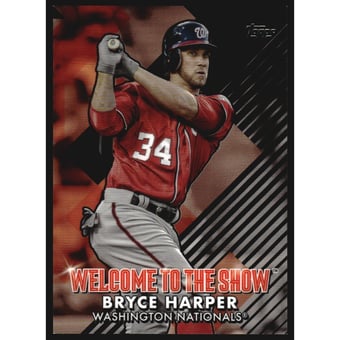 2022 Topps Welcome to the Show Black #WTTS48 Bryce Harper
