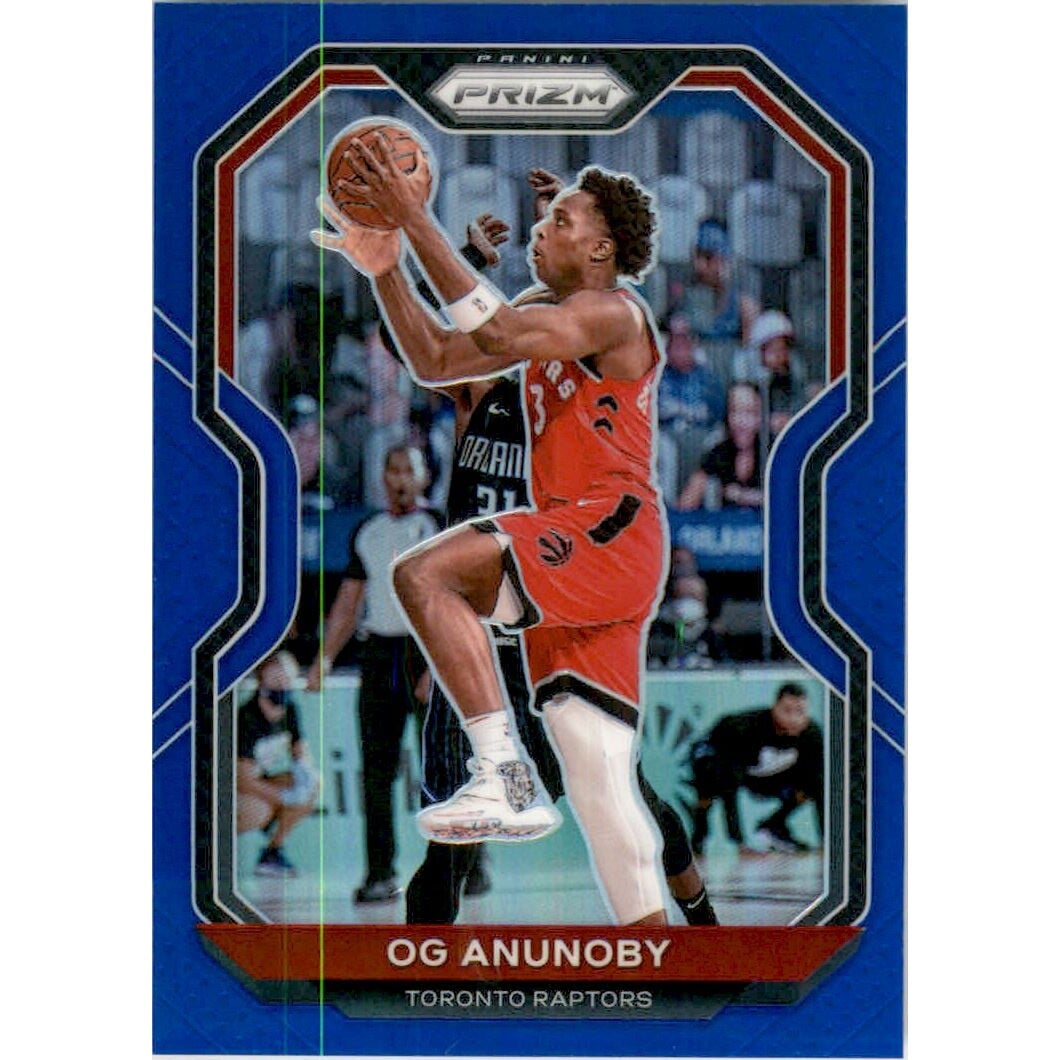 2020-21 Panini Prizm Prizms Blue #211 OG Anunoby. rookie card picture
