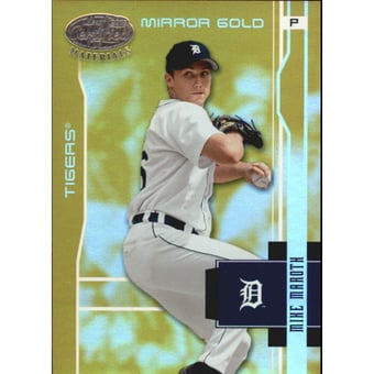 2003 Leaf Certified Materials Mirror Gold #64 Mike Maroth