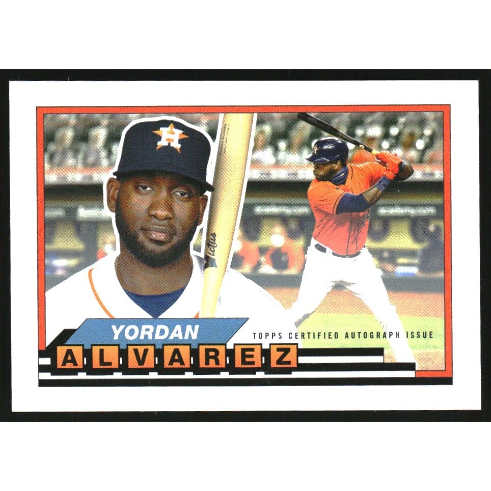 2021 Topps Archives '89 Topps Big Minis #TBM42 Yordan Alvarez. rookie card picture