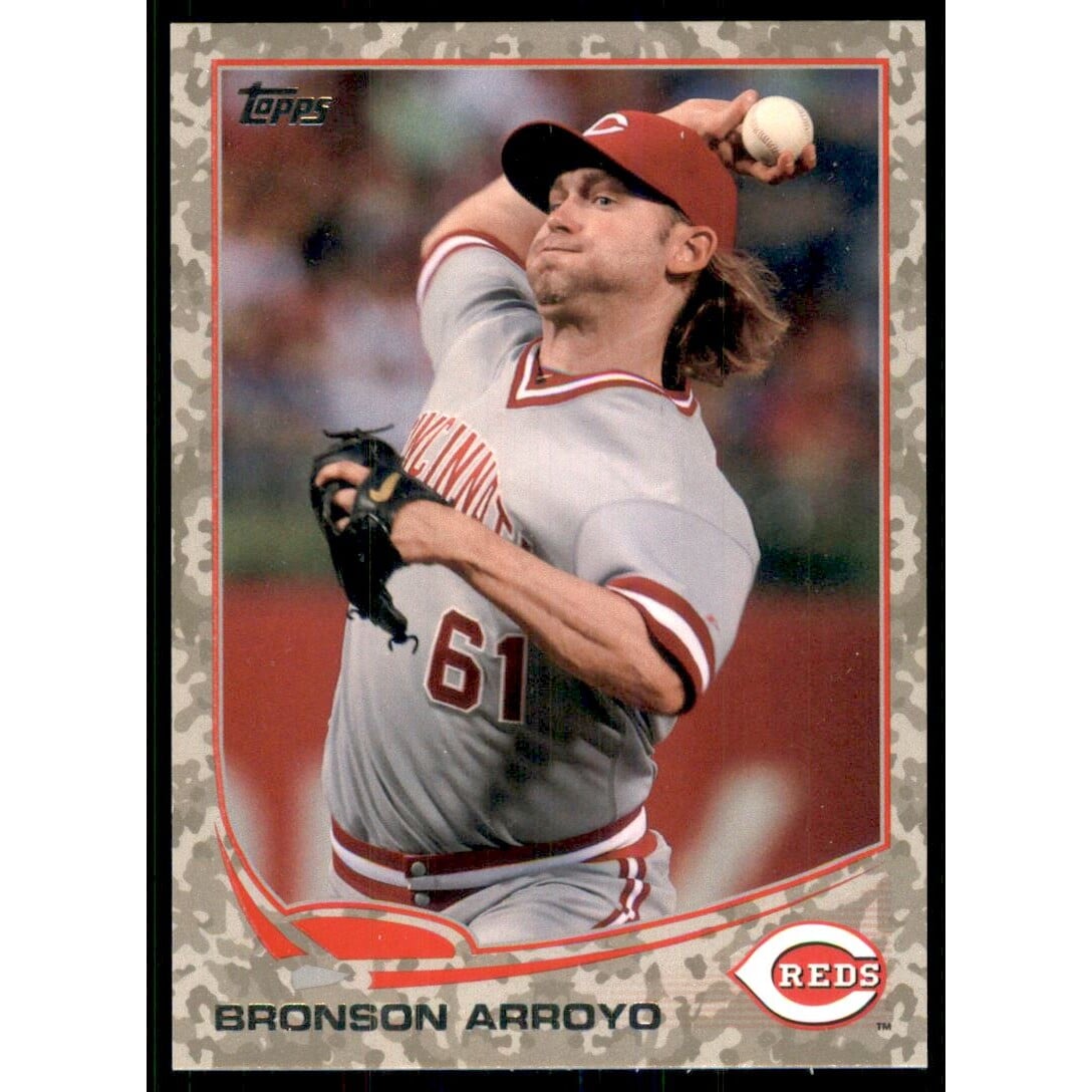 2013 Topps Camo #161 Bronson Arroyo. rookie card picture