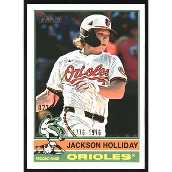 2025 Topps Heritage Bicentennial #329 Jackson Holliday