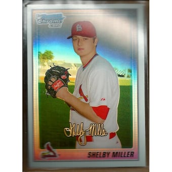 2010 Bowman Chrome Prospects Refractors #BCP204A Shelby Miller