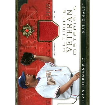 2005 Ultimate Collection Veteran Materials Patch #LH Livan Hernandez/30