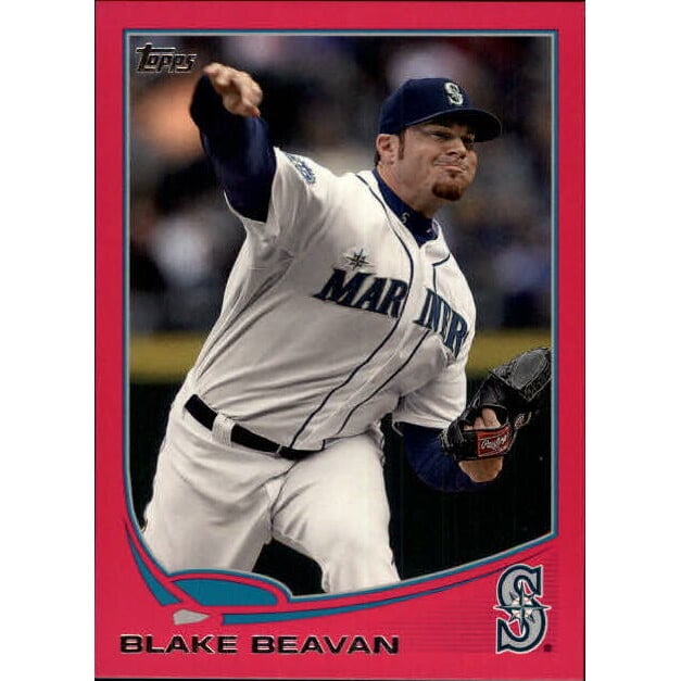 2013 Topps Mini Pink #431 Blake Beavan. rookie card picture