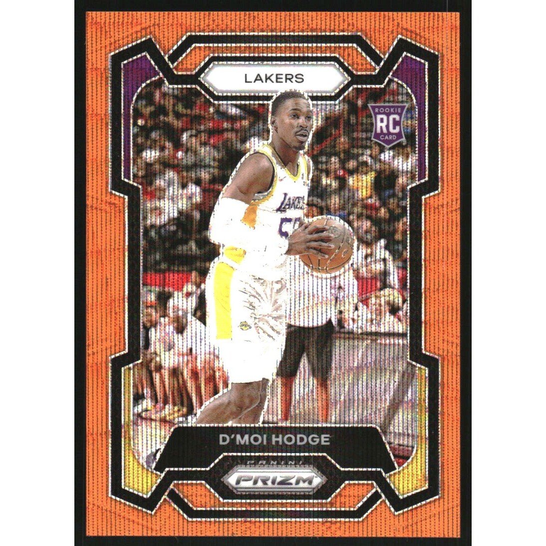 2023-24 Panini Prizm Prizms Orange Wave #298 D'Moi Hodge. rookie card picture