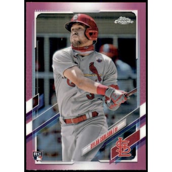 2021 Topps Chrome Pink Refractors #140 Dylan Carlson