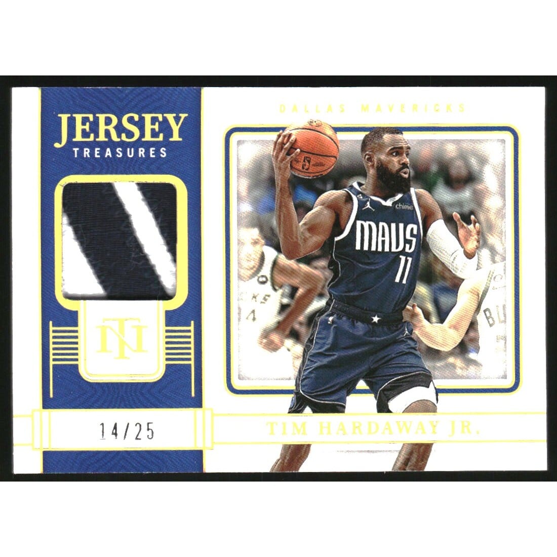 2022-23 Panini National Treasures Jersey Treasures Prime #17 Tim Hardaway Jr./25