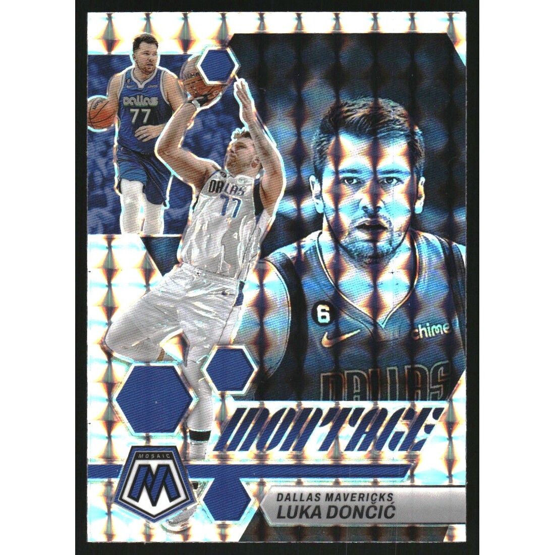 2022-23 Panini Mosaic Montage Mosaic #17 Luka Doncic