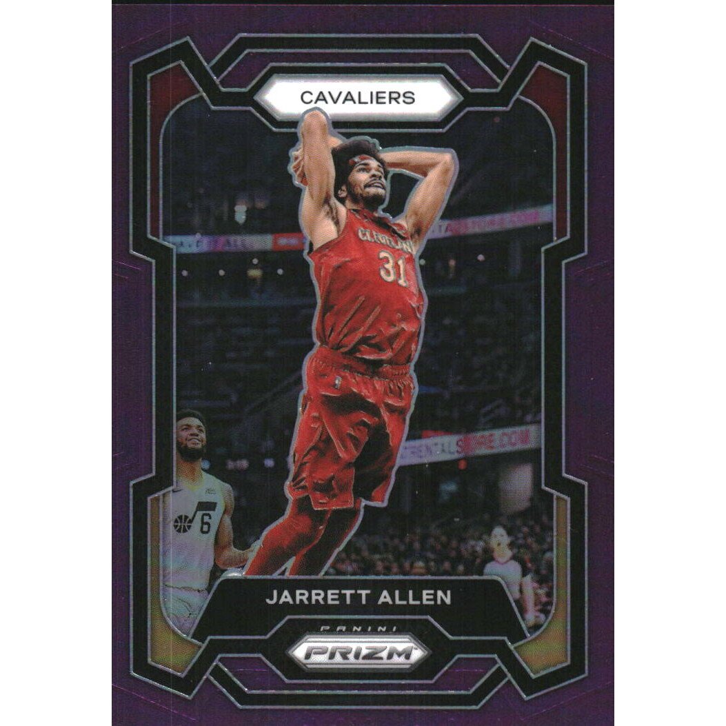 2023-24 Panini Prizm Prizms Purple #248 Jarrett Allen. rookie card picture