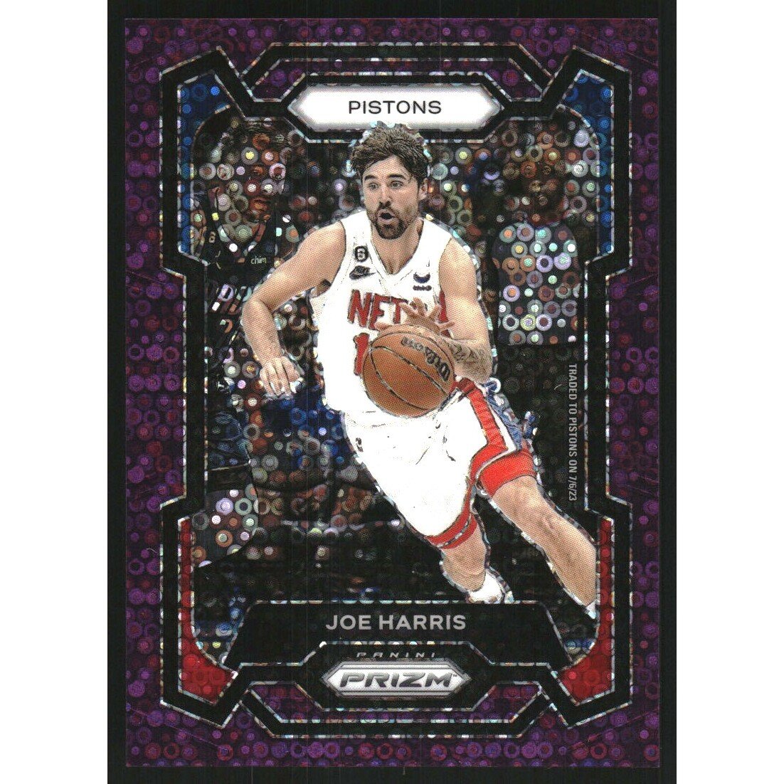2023-24 Panini Prizm Prizms Fast Break Purple #216 Joe Harris. rookie card picture