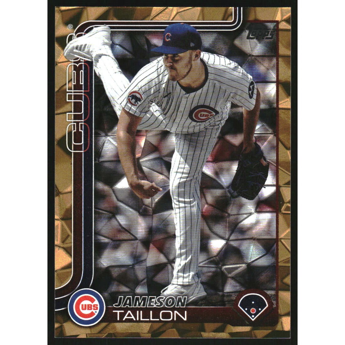2025 Topps Gold Diamante Foil #134 Jameson Taillon. rookie card picture