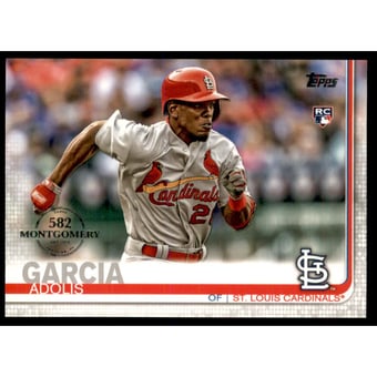 2019 Topps Factory Set 582 Montgomery #227 Adolis Garcia