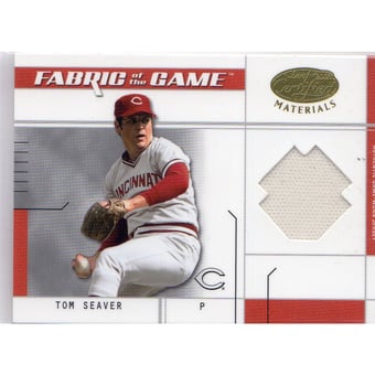 2003 Leaf Certified Materials Fabric of the Game #131BA Tom Seaver Reds BA/10