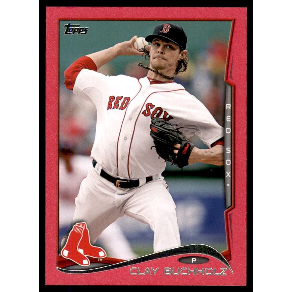 2014 Topps Mini Pink #53 Clay Buchholz. rookie card picture