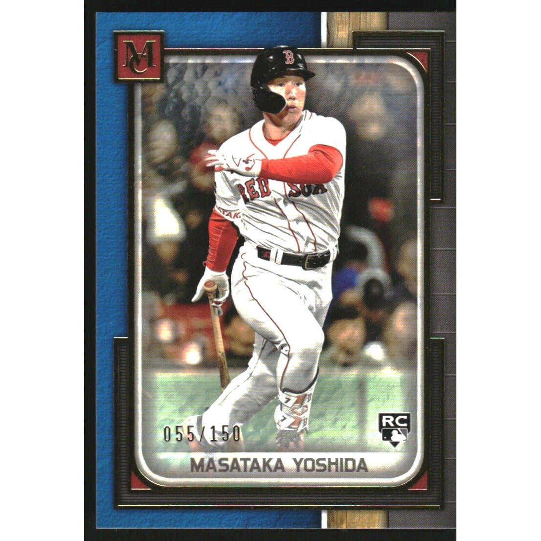 2023 Topps Museum Collection Sapphire #24 Masataka Yoshida. rookie card picture