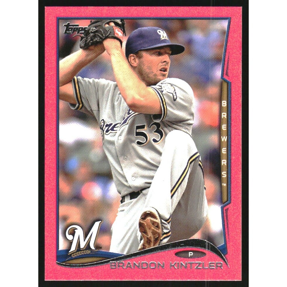 2014 Topps Mini Pink #642 Brandon Kintzler. rookie card picture