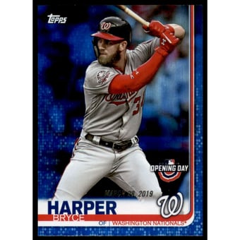 2019 Topps Opening Day Blue Foil #22 Bryce Harper